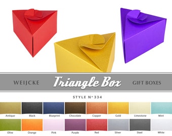 Triangle Gift Box - Etsy