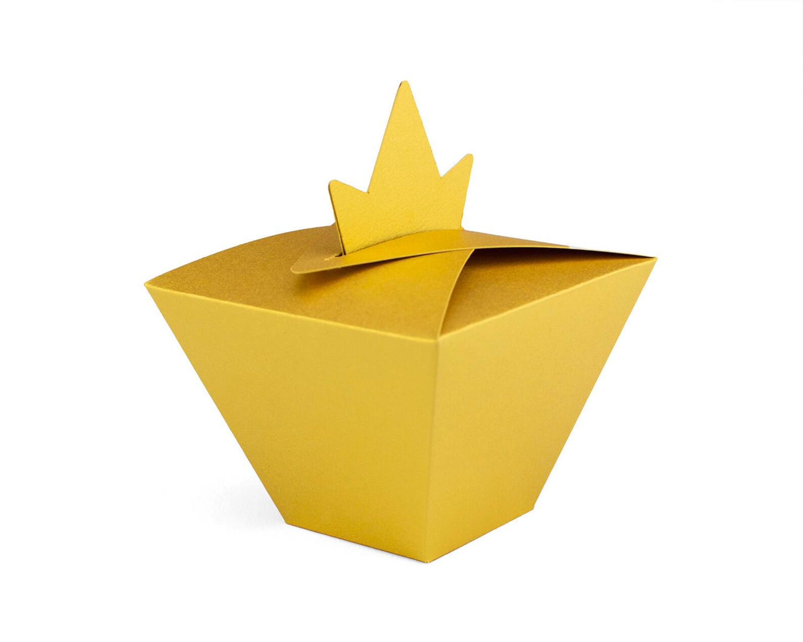 CROWN BOX Instant Download Printable Digital Box Template Etsy