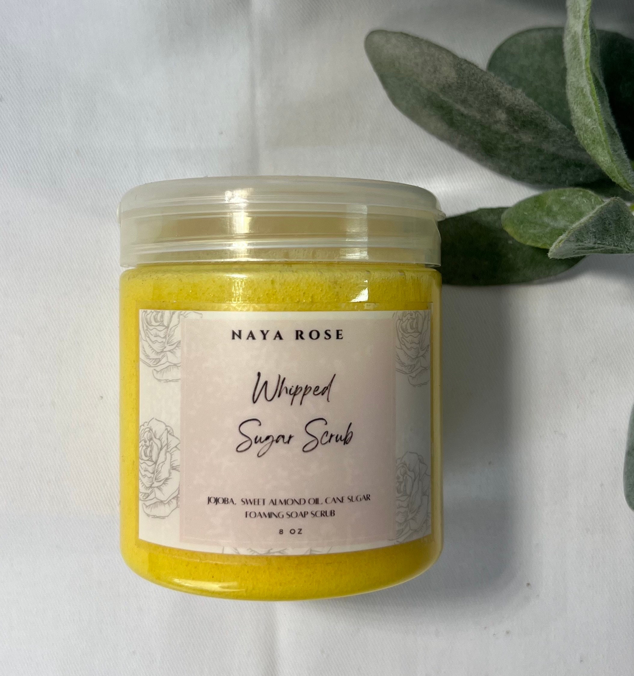 Whipped Turmeric Sugar Scrub/ Foaming Sugar Scrub/ Soap Scrub/ Turmeric