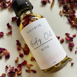 Rose Body Oil/ Moisturizing Oil/ Body Oil /Natural Luxurious Oil/ Roses