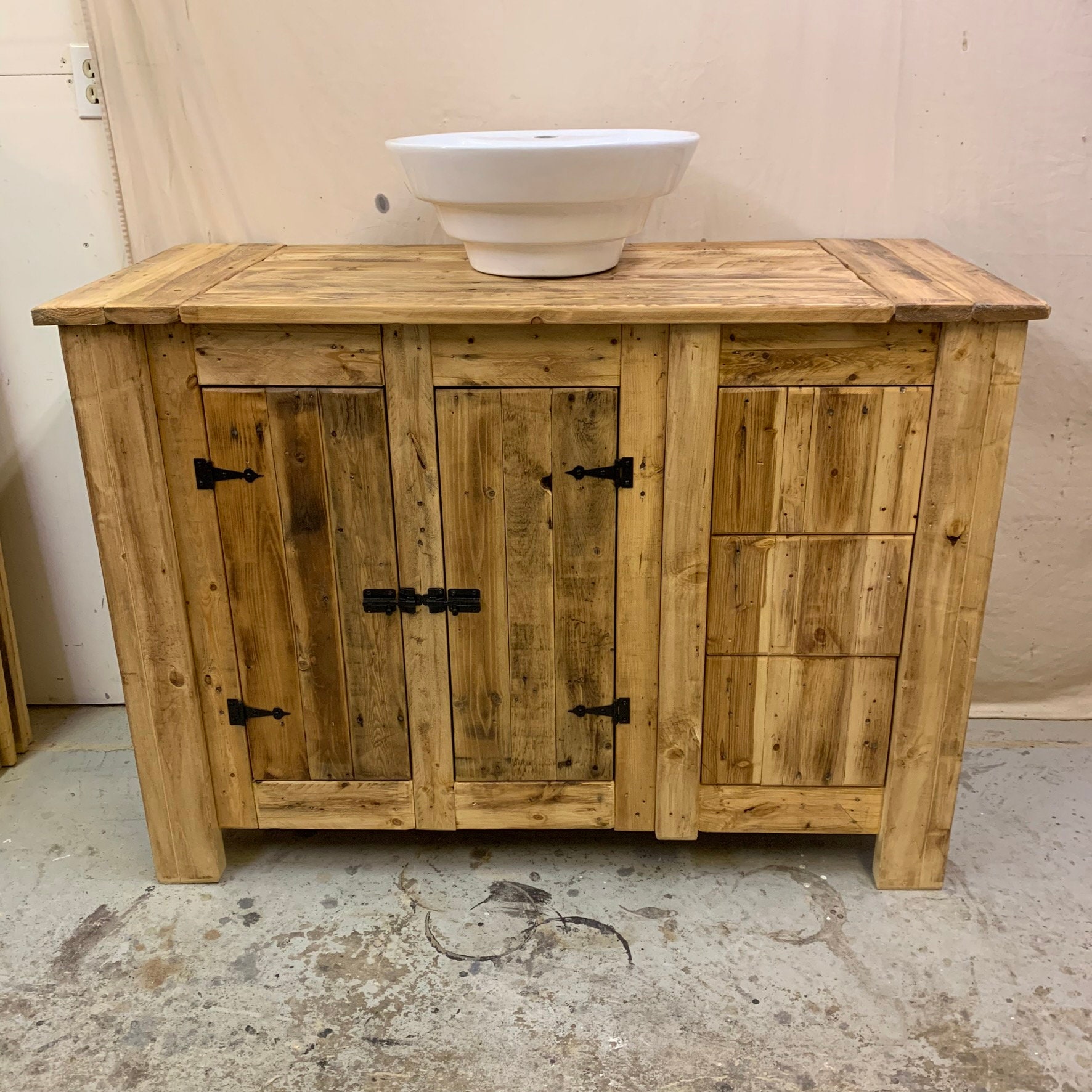 Reclaimed Wood Bathroom Vanity