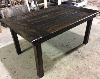 Custom Build Reclaimed Wood Dining Table