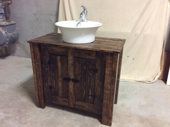 Reclaimed Wood Bathroom Vanity