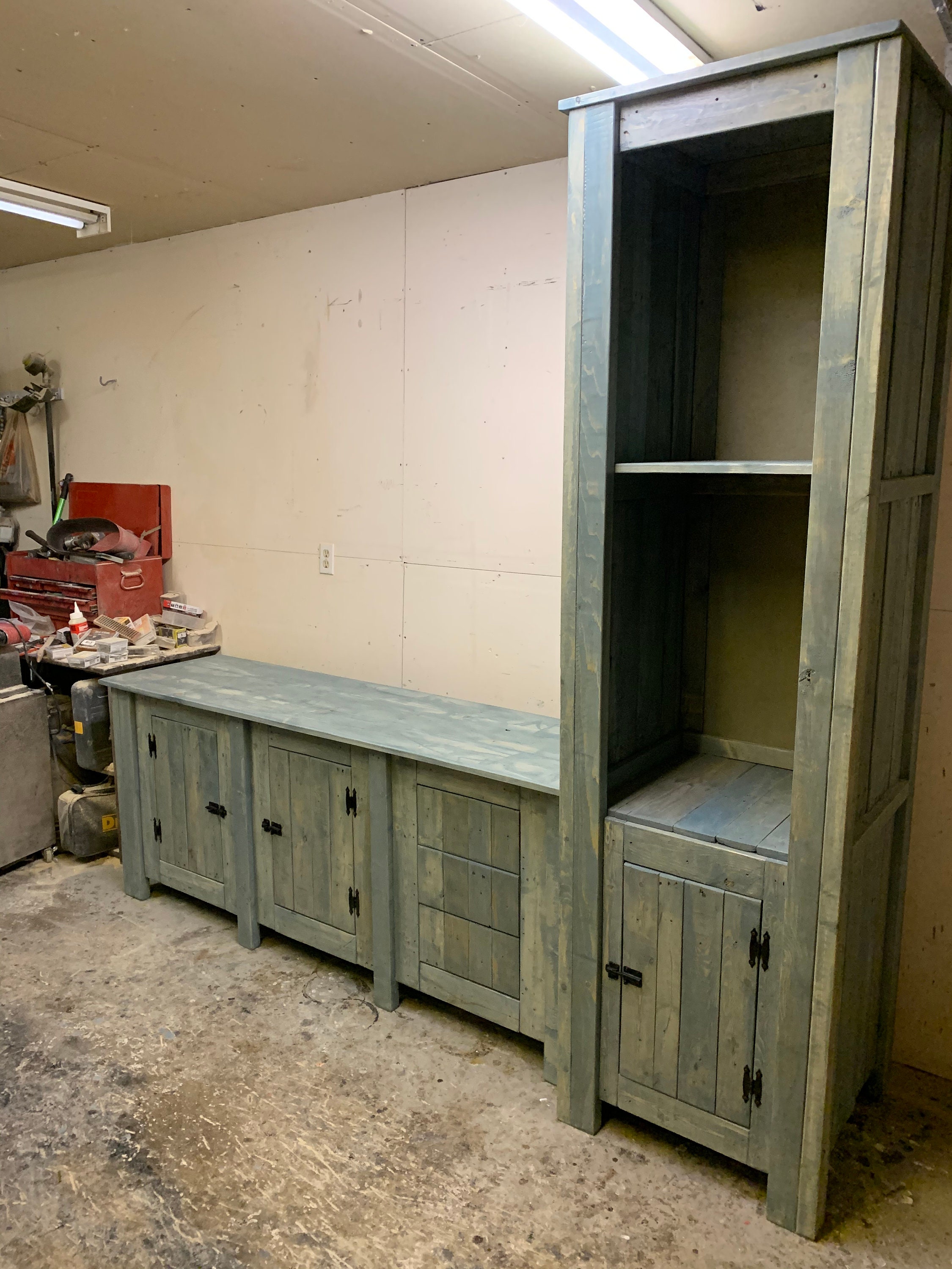 linen tower cabinets on Custom Build Bathroom Vanity And Linen Tower
