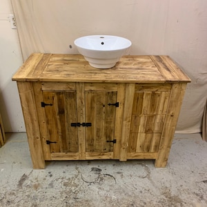 Reclaimed Wood Bathroom Vanity