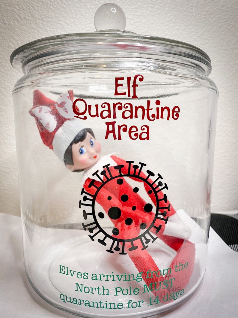 Elf Quarantine Area Christmas Elves North Pole SVG File Etsy