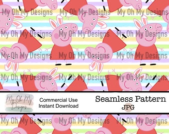 Easter - Seamless Pattern - JPG File - Digital Paper