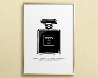 Poster, Print, Art Print, Digital Print, Illustration: Bottle Noir