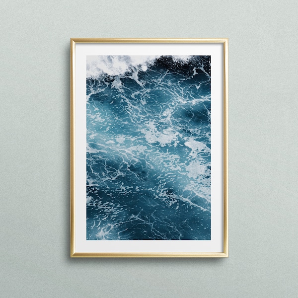 Poster, Print, Kunstdruck, Digitaldruck, Fotografie: Waves