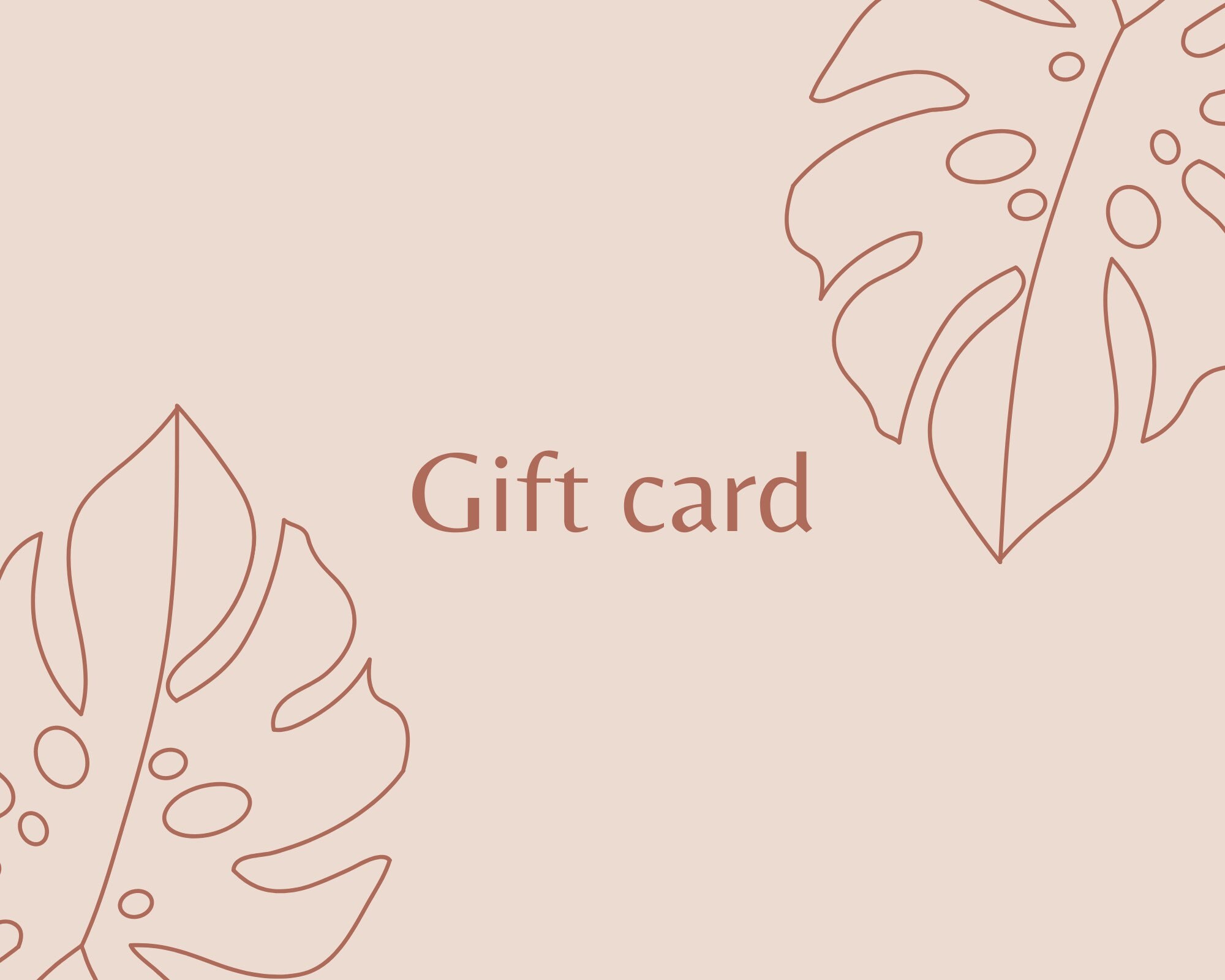 GIFT CARD Etsy