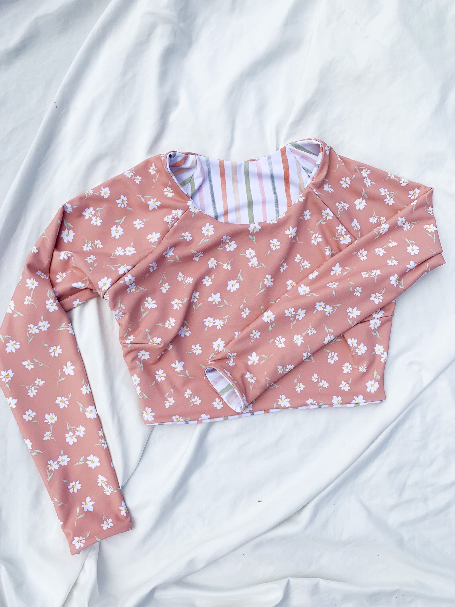 Rashy crop top// Cute rash guard for her women rash guard for Etsy