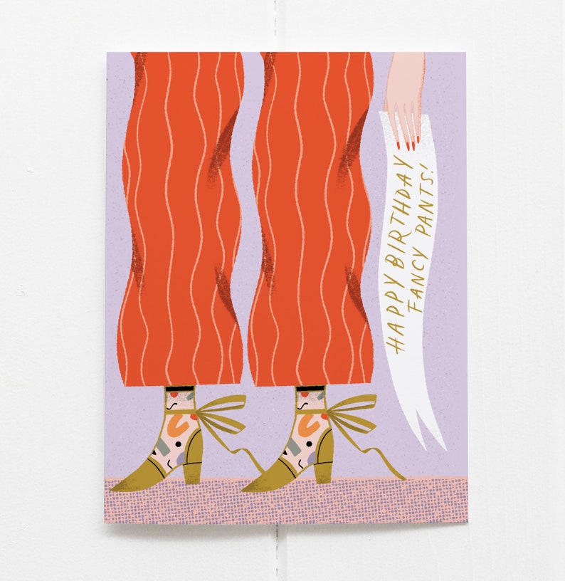 Happy Birthday Fancy Pants Birthday Card Happy Birthday Card Birthday Fancy Pants Style Birthday image 1