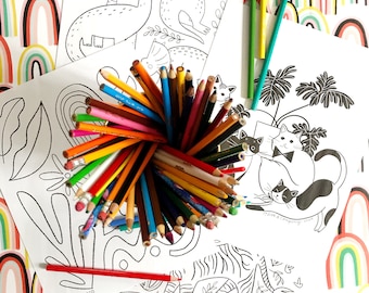 Printable Coloring Pages | DIY Coloring Book | Kids Coloring Pages | Adult Coloring Pages