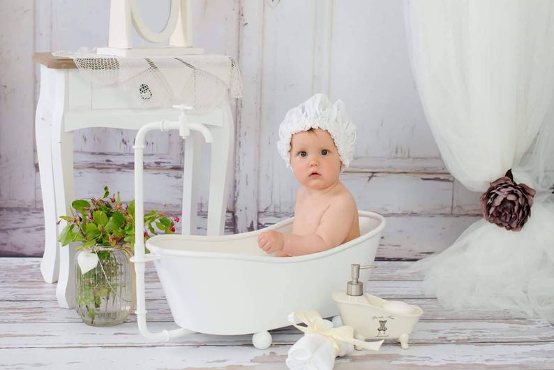 Bath photo prop Cake smash bath tub Metal bath photo prop Etsy