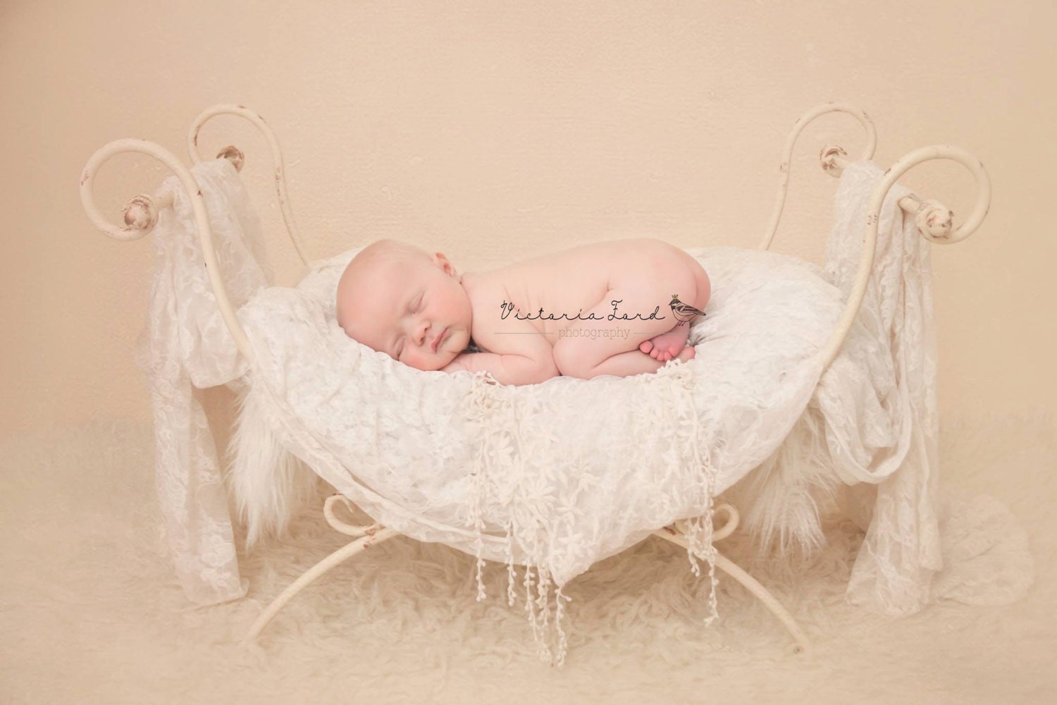 Newborn toddler iron bed chair photo prop metal bench Etsy