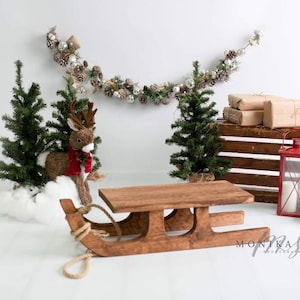 Traineau En Bois Traineau Pour Enfants Accessoire De Etsy Traineau En Bois Traineau Pour Enfants Accessoire De Etsy