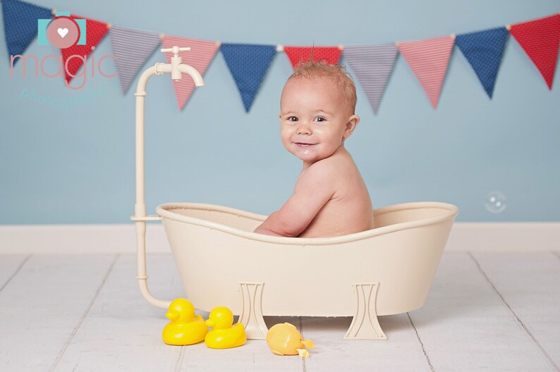 Bath photo prop Cake smash bath tub Metal bath photo prop Etsy