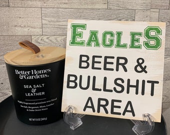 Eagles/football/superbowl/shelf sitter/tiered tray decor/farmhouse/philly