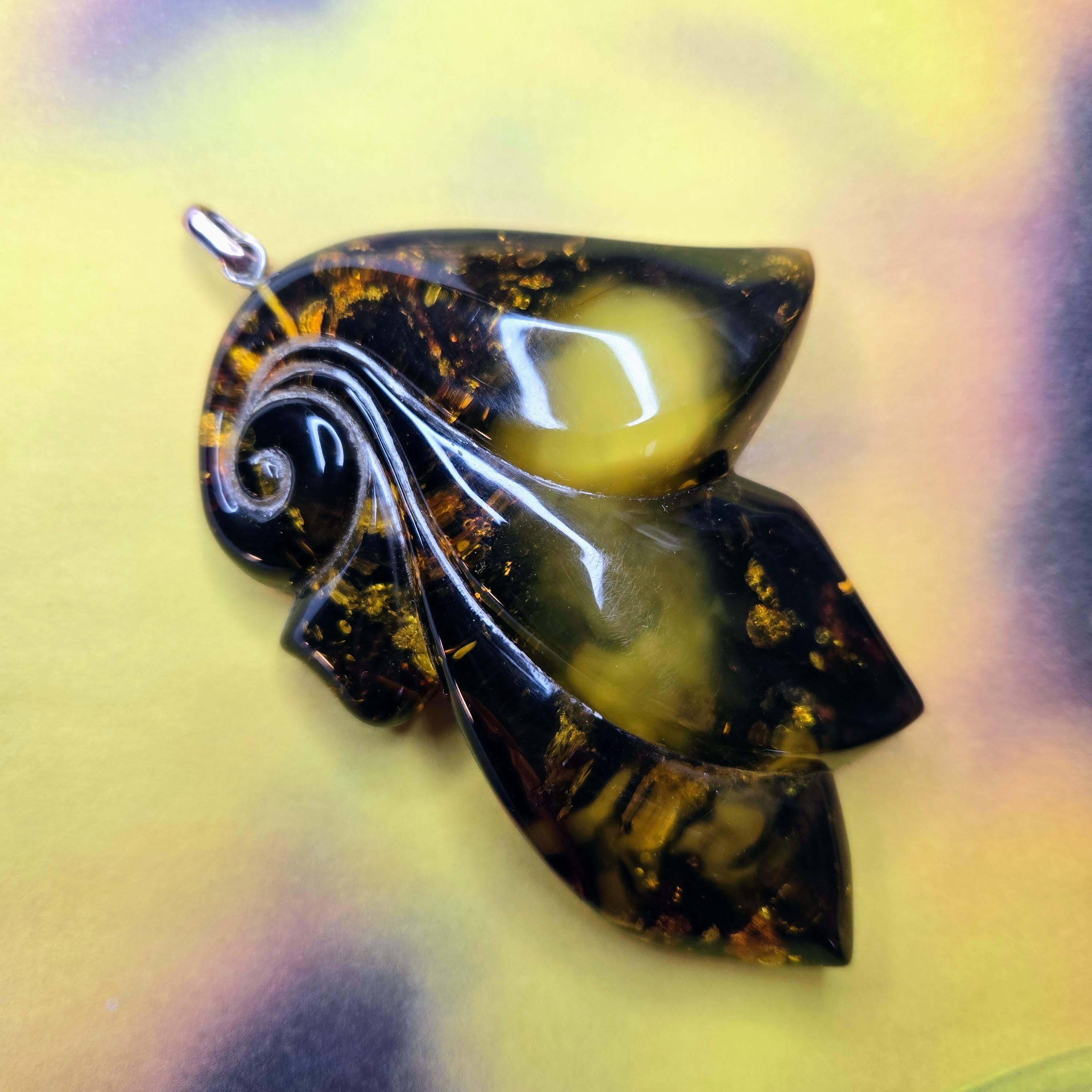 Amber Swirl Bakelite - Etsy