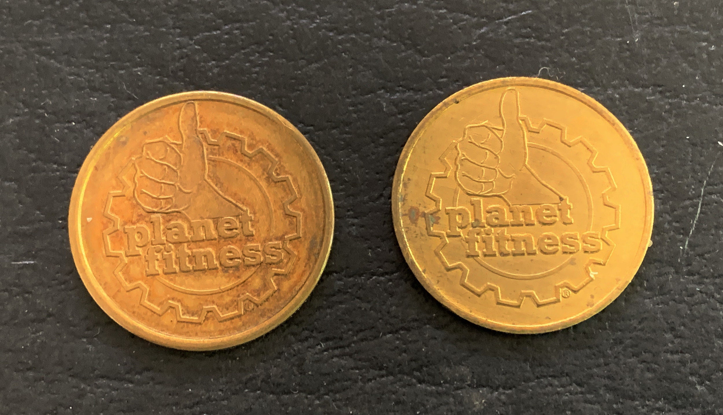 Planet Fitness Massage Coins Two Tokens Good for One Visit Each