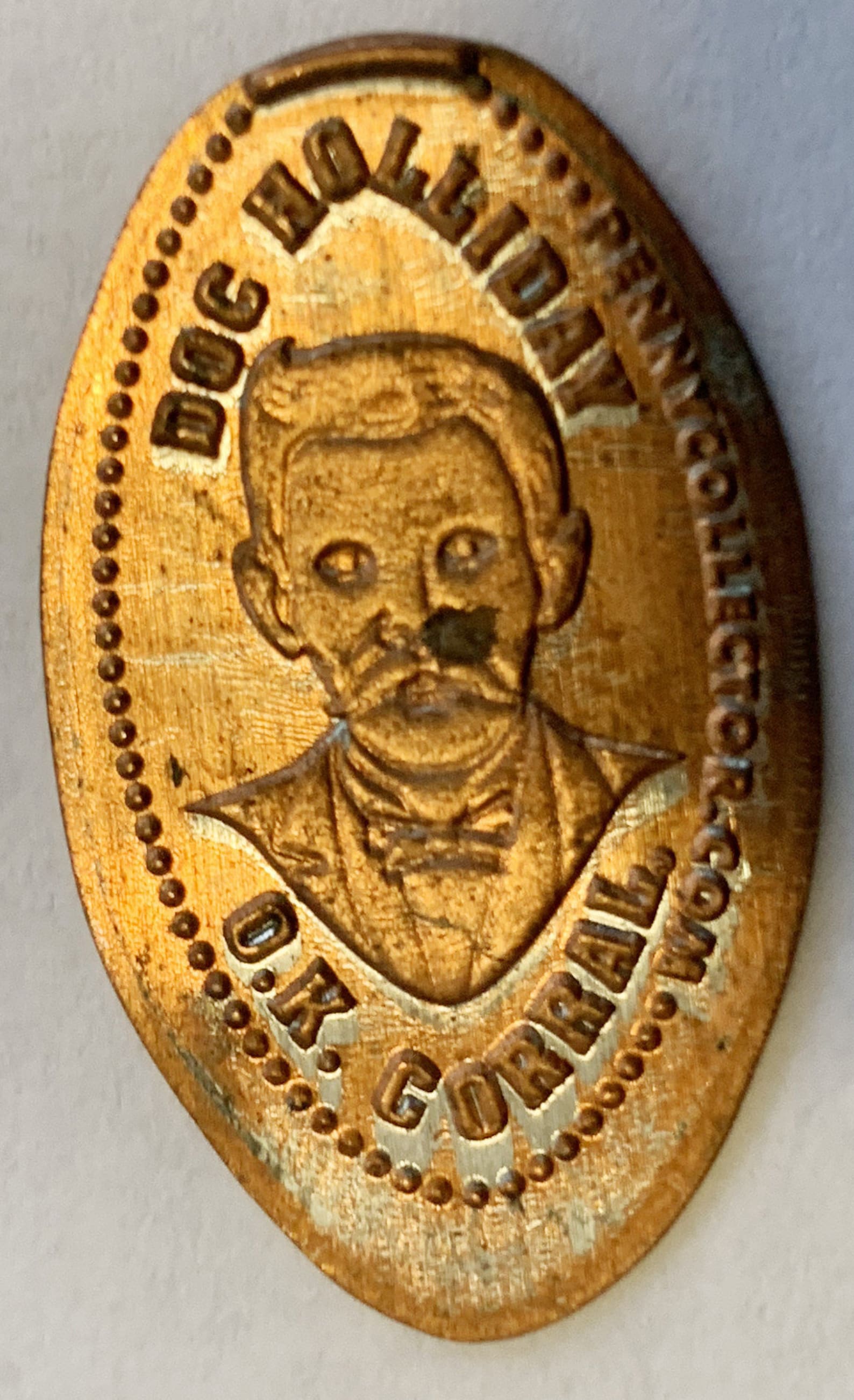 Doc Holliday Tombstone Arizona O K Corral elongated penny Etsy