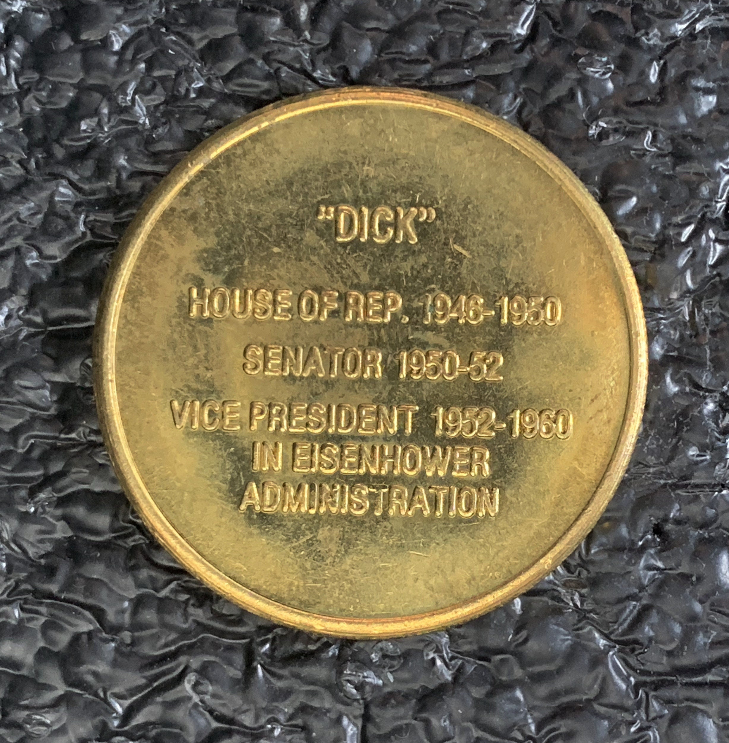 Richard Nixon 37th Presidential Brass Tone Metal Coin – Political