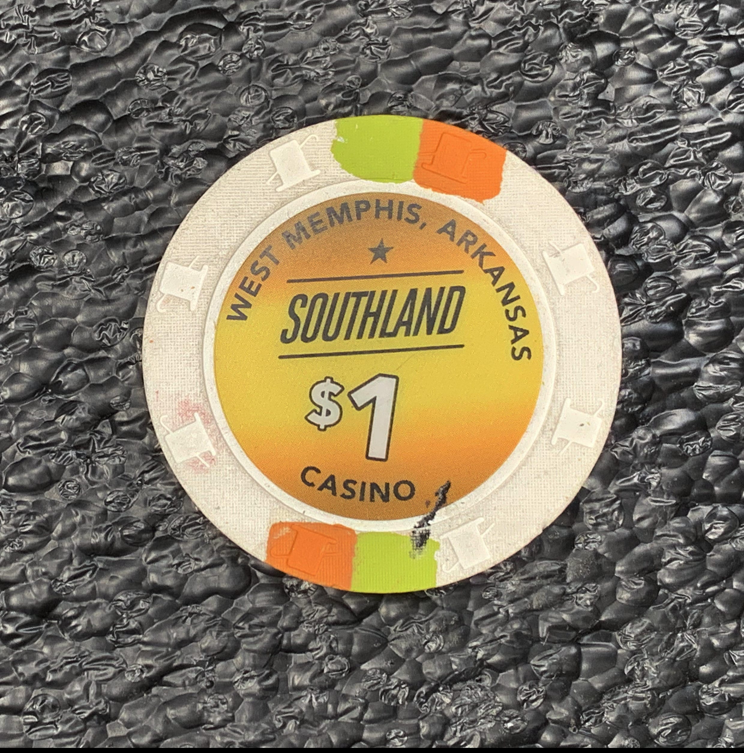 Southland Casino West Memphis Gambling Chip Vintage Poker Chips