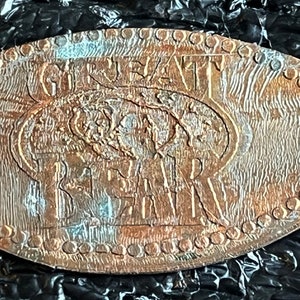 Great Bear Hershey Pennsylvania elongated penny keepsake penny Squished keepsake coin HT11375