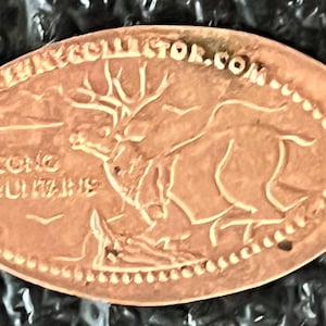 White Tailed Buck Deer Pocono Mountains elongated penny Pennsylvania keepsake coin HT11786