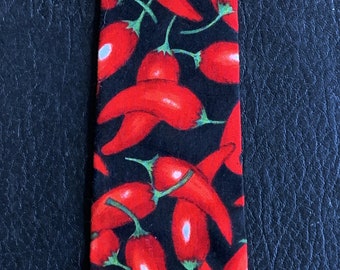 Red Hot Peppers Men's Necktie Multi-Colored J & M Ties 60” Bedford Massachusetts