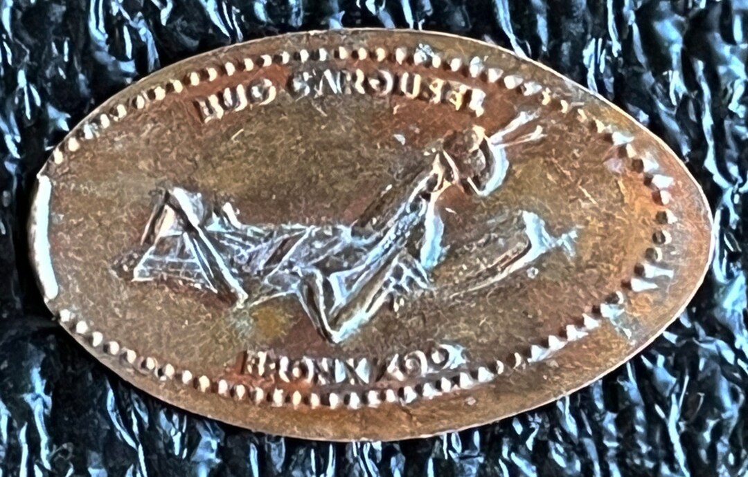 Praying Mantis Bug Carousel Bronx Zoo Elongated Penny Bronx New York ...