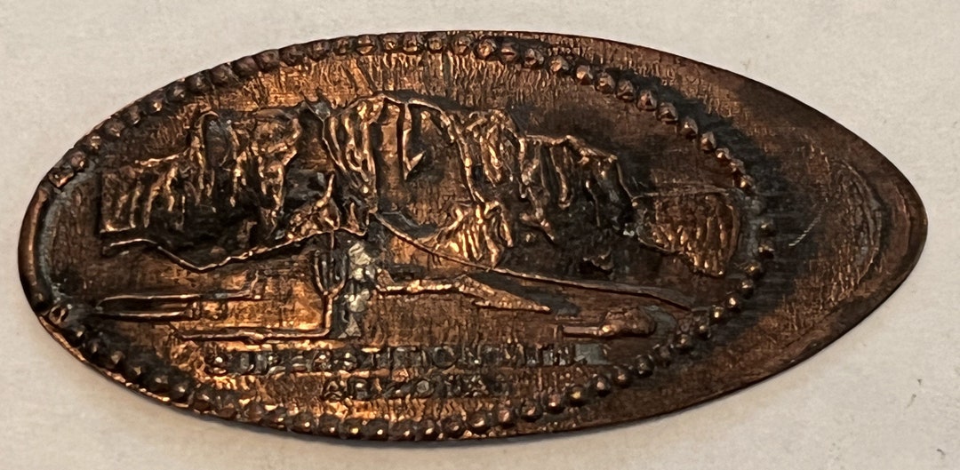Superstition Mountain Elongated Penny Arizona Keepsake Penny Keepsake