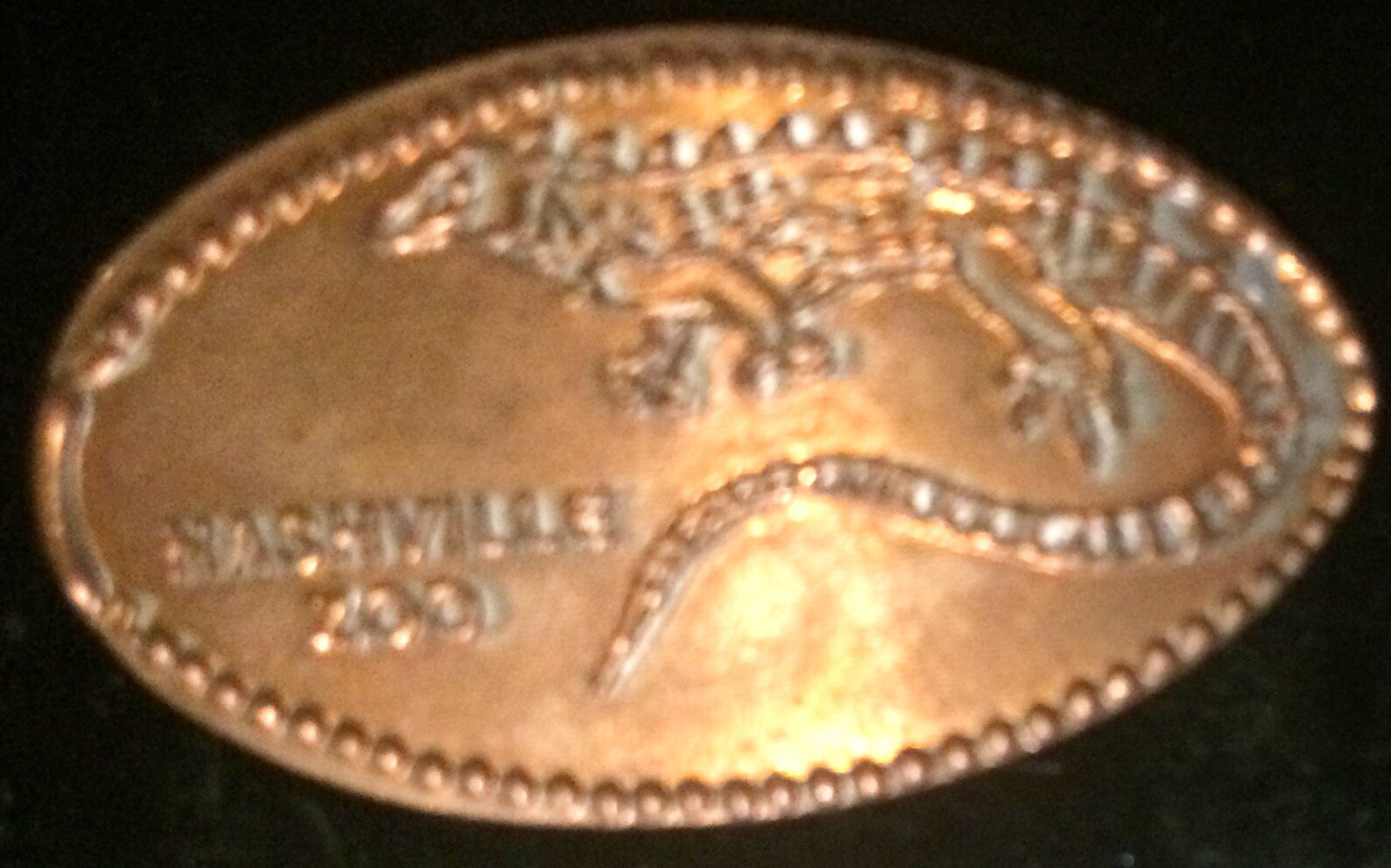 Wolf Nashville Zoo Tennessee Howling Wolf elongated penny Etsy