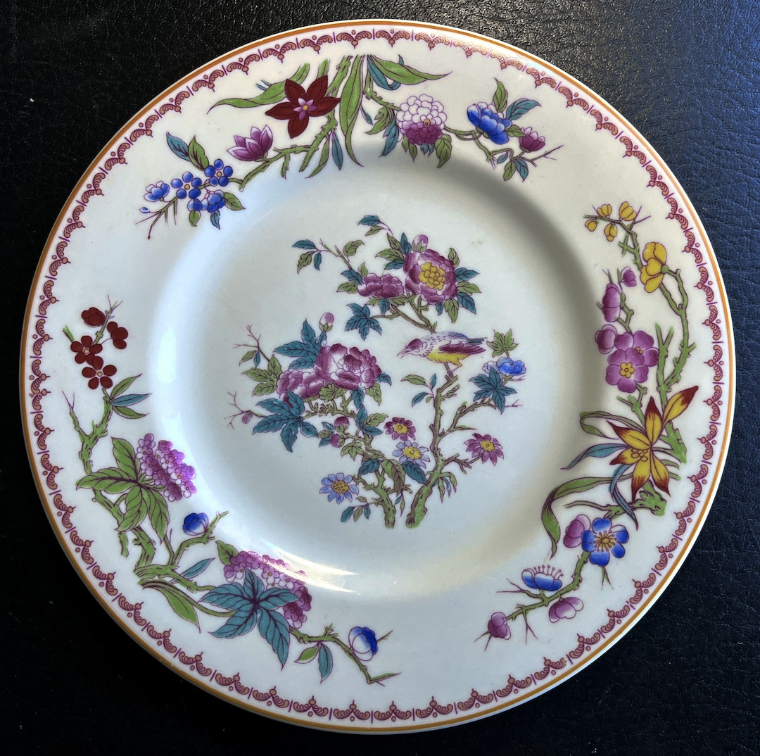 Syracuse China OPCO Old Ivory Exotic Bird 1926 Bombay Pattern Etsy