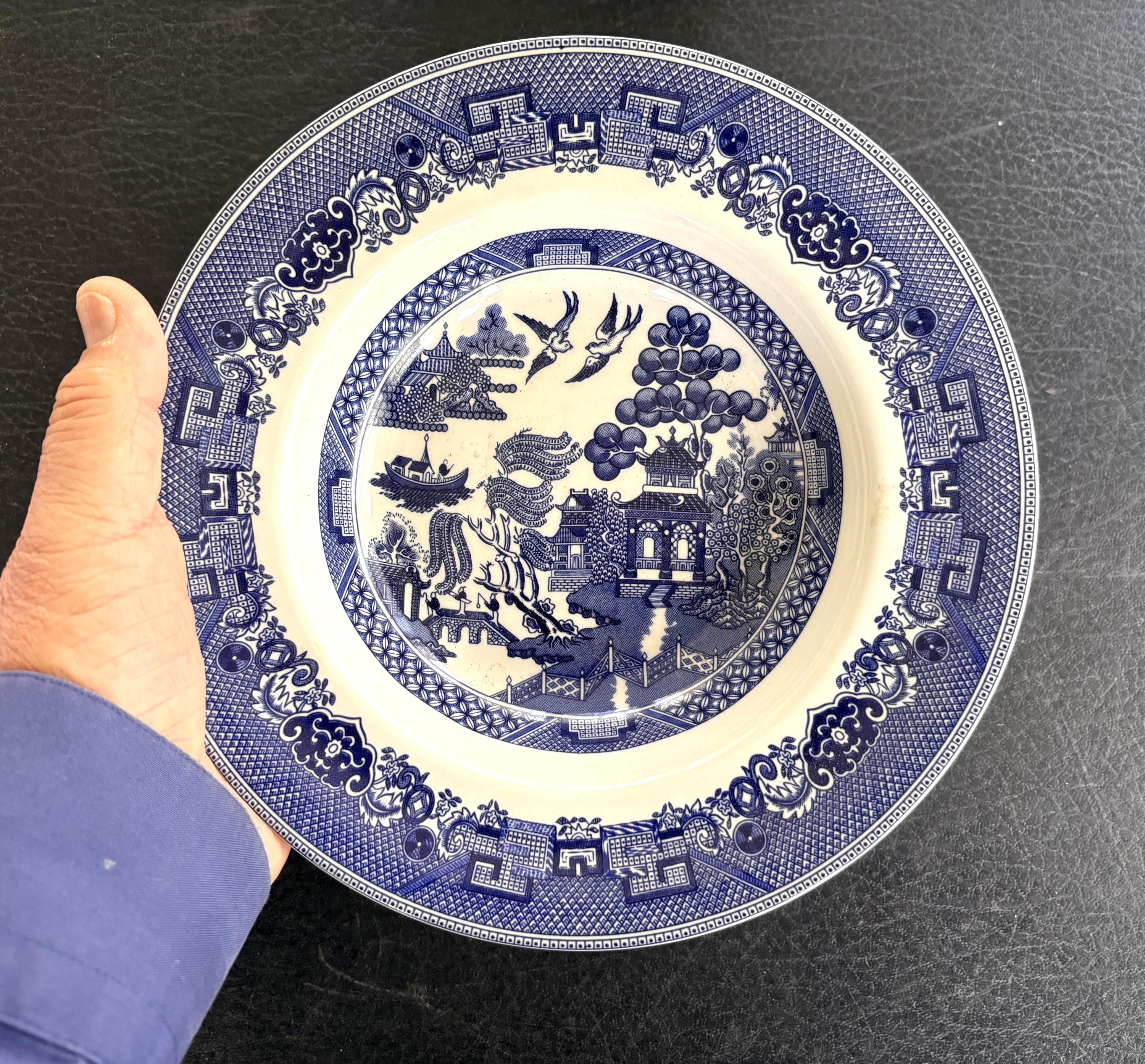 Johnson Brothers Blue Willow Dishes - Etsy