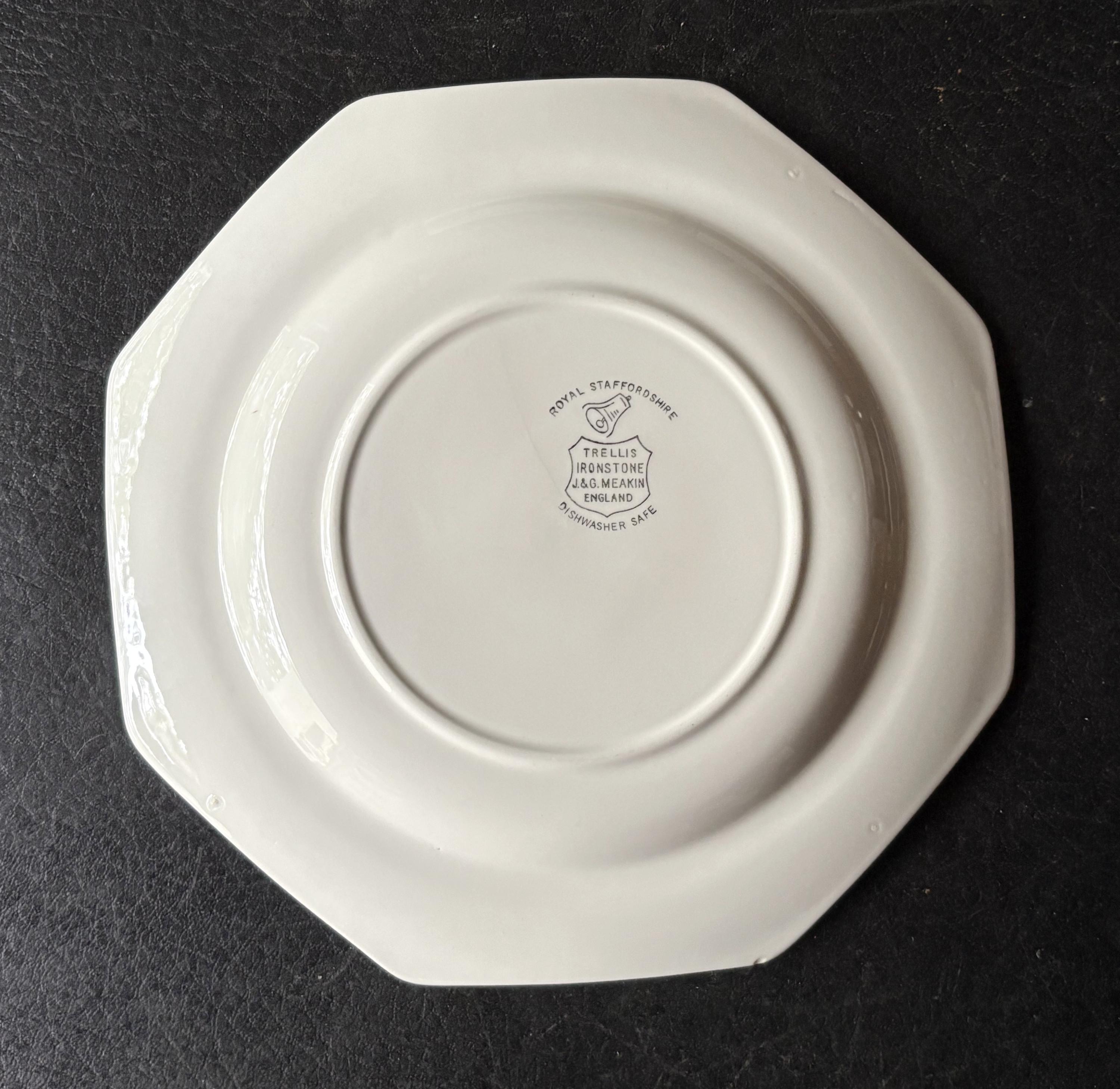 J.G. Meakin ハドンホール 皿 J G Meakin Ironstone Pattern Staffordshire Trellis Pattern 9 3/4