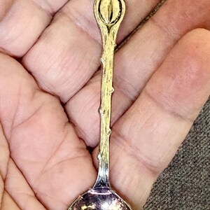 Coffee Bean Demitasse Spoon with a Dancing Couple    SS365