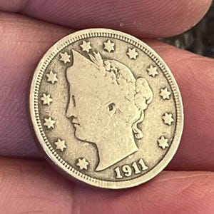 1911 Liberty V Nickel/ Liberty Head Nickle     CTA380