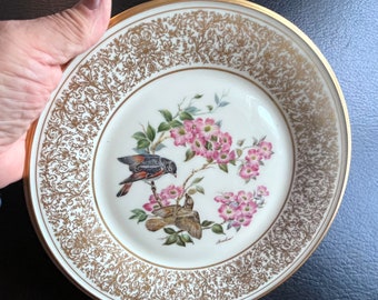 LENOX Boehm American Robin Plate 1977 Limited Edition Bird Plate