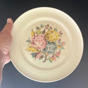 Regency American Limoges Charger 10 1/8” Floral Center      BCR1