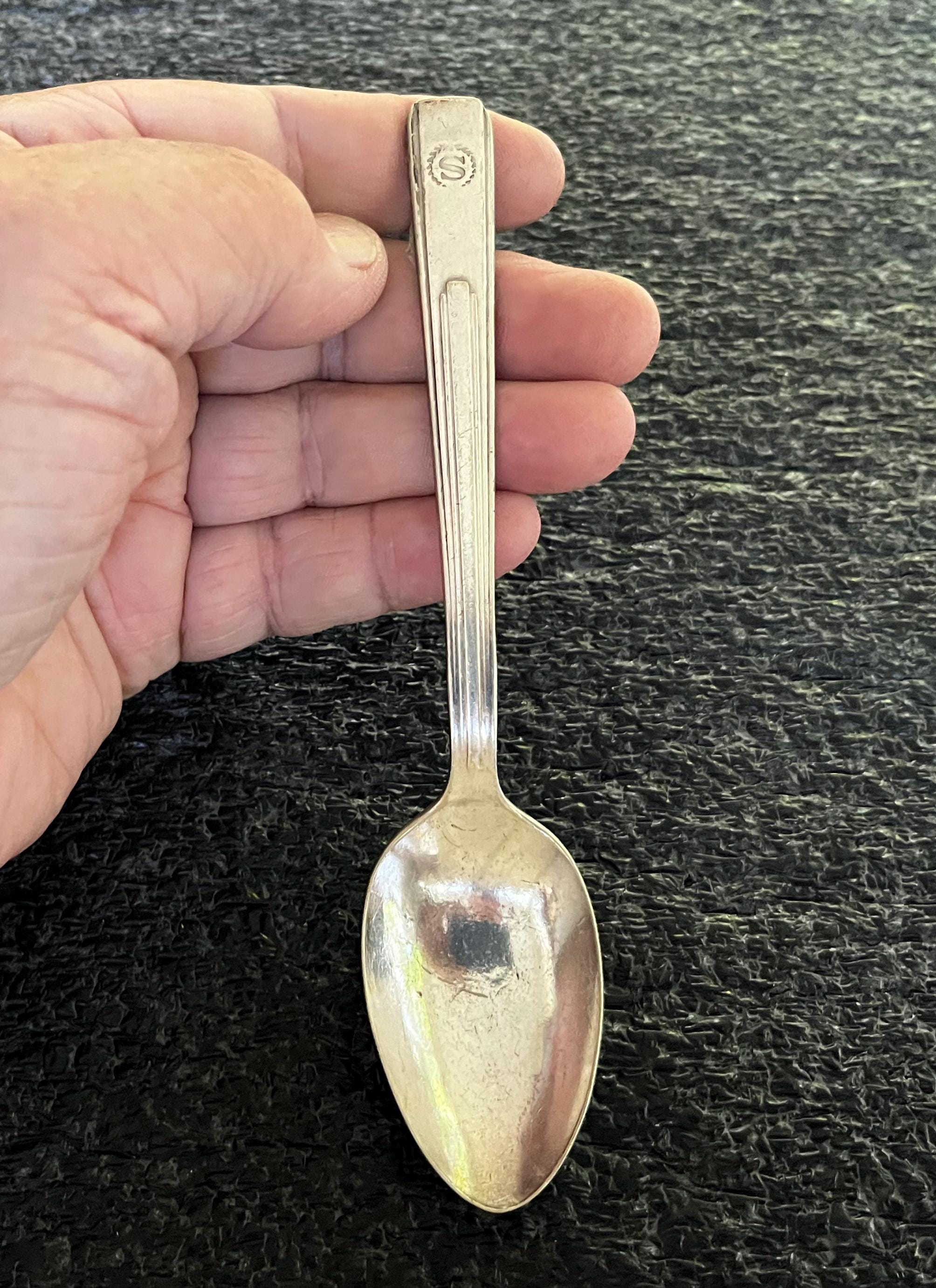 Vintage Reed and Barton Hotel Silver Plate Teaspoons Logoed