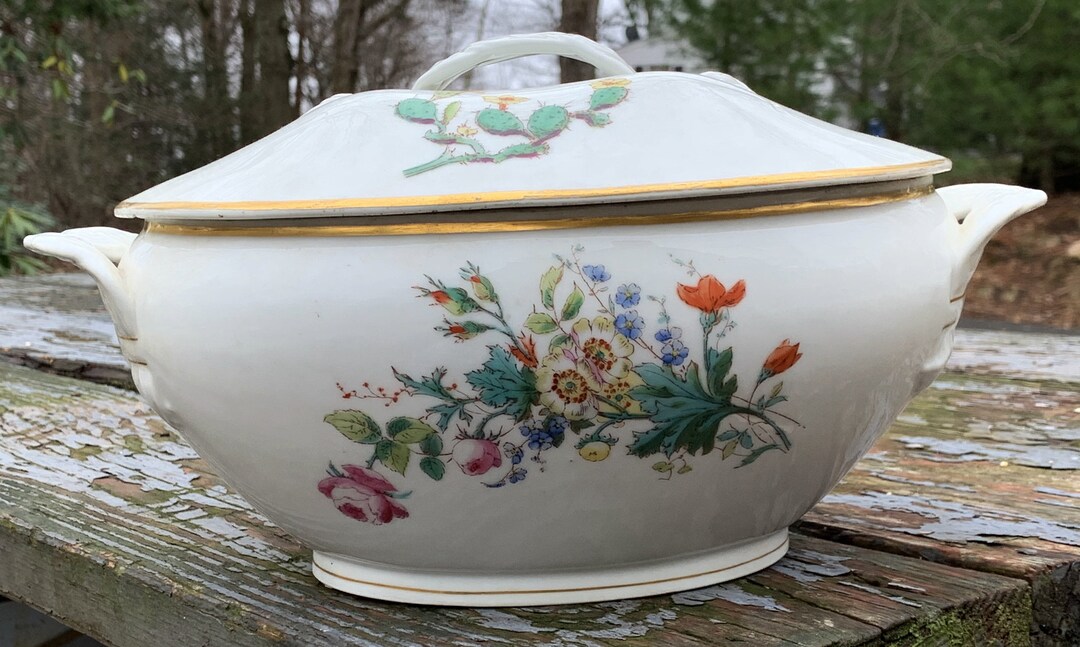 Haviland Limoges H & C Braided Rope Handles Finest Floral Etsy