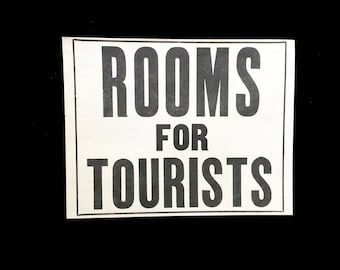 Rooms for Tourists A oldstyle sign believe from Shakers New Lebanon great country chic