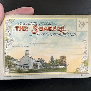 Souvenir Ordner der Shakers East Canterbury N.H.