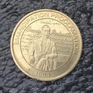 Sunoco Millennium 1999 Coin Series Token Emancipation Proclamation #4   CT103
