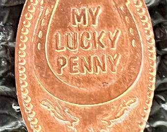 My Lucky Penny Las Vegas horseshoe elongated penny lucky penny HT11762