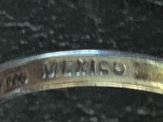 Sterling Ring Interlocking Ring Triple Band about… - image 6