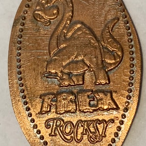 T Rex Cafe Roxy Kansas City Missouri penny allongé souvenir penny penny écrasé penny roulé HT8890