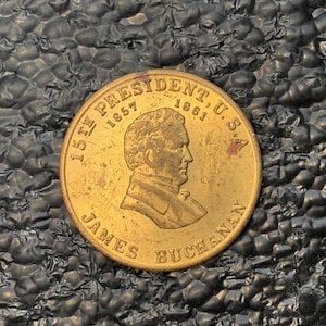 Ulysses S Grant Presidential Brass Token &#39;Americas Cesare&#39; Presidency  HT548