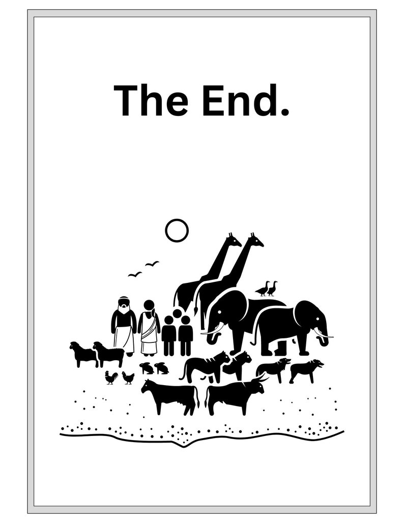 Noahs Ark Coloring Printable Pages - Etsy